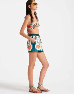 La DoubleJ Pantaloni E Shorts<Pull-Up ShortsMorpheus Orange in Silk Twill