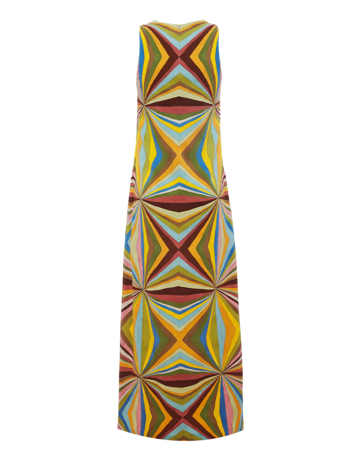 La DoubleJ Vestiti<Racer DressRainbow Placée in Envers Satin