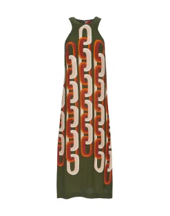 La DoubleJ Vestiti<Racer Midi DressPrometheus Placée Camouflage in Sablé
