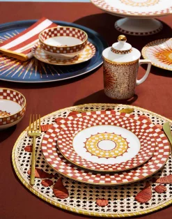 La DoubleJ Runner E Tovagliette|Tessili<Raffia Placemats Set Of 2Capri Brick in Raffia