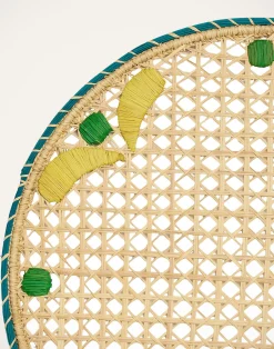 La DoubleJ Runner E Tovagliette|Tessili<Raffia Placemats Set Of 2Capri Yellow in Iraca