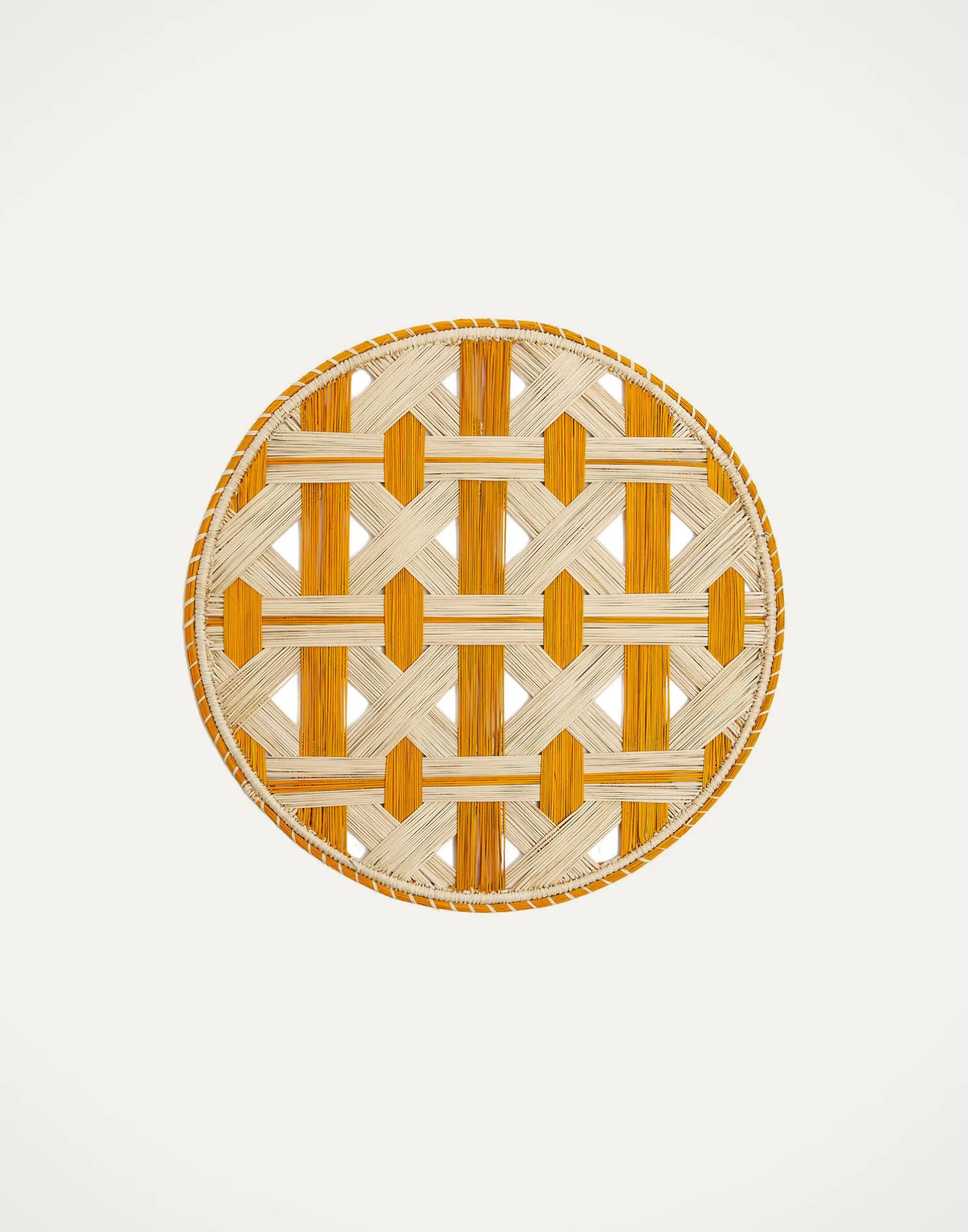 La DoubleJ Runner E Tovagliette|Tessili<Raffia Placemats Set Of 2Napoli Saffron in Iraca