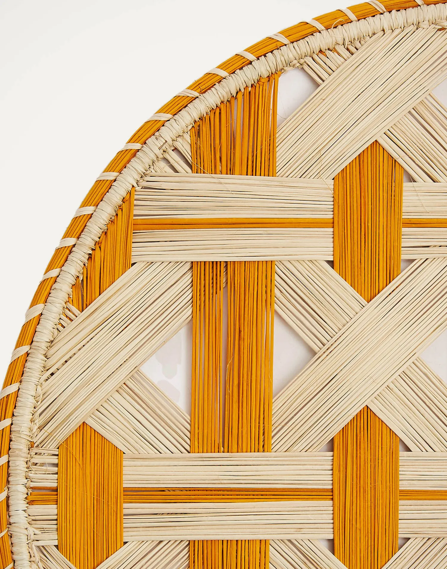 La DoubleJ Runner E Tovagliette|Tessili<Raffia Placemats Set Of 2Napoli Saffron in Iraca