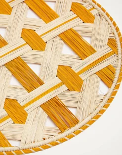 La DoubleJ Runner E Tovagliette|Tessili<Raffia Placemats Set Of 2Napoli Saffron in Iraca