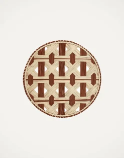 La DoubleJ Runner E Tovagliette|Tessili<Raffia Placemats Set Of 2Napoli Cioccolato in Iraca