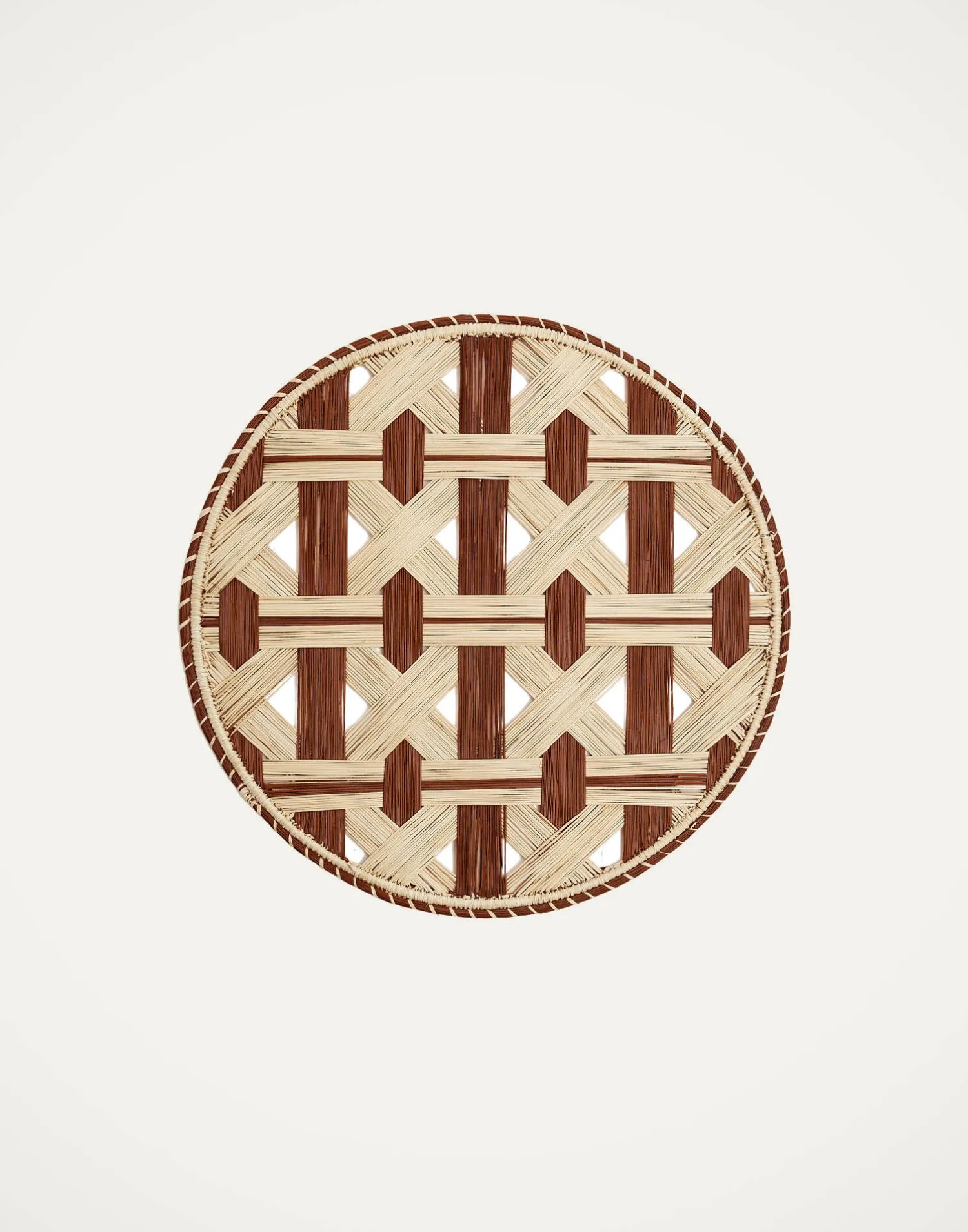 La DoubleJ Runner E Tovagliette|Tessili<Raffia Placemats Set Of 2Napoli Cioccolato in Iraca