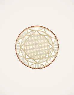 La DoubleJ Runner E Tovagliette|Tessili<Raffia Placemats Set Of 2Sol Brick in Raffia