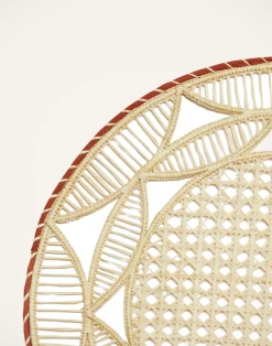La DoubleJ Runner E Tovagliette|Tessili<Raffia Placemats Set Of 2Sol Brick in Raffia