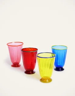 La DoubleJ Bicchieri|Vetro<Rainbow Glass Set of 4Rainbow in Glass