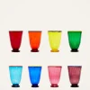 La DoubleJ Bicchieri|Vetro<Rainbow Glass Set of 8Rainbow in Glass