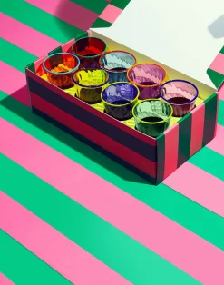 La DoubleJ Bicchieri|Vetro<Rainbow Glass Set of 8Rainbow in Glass