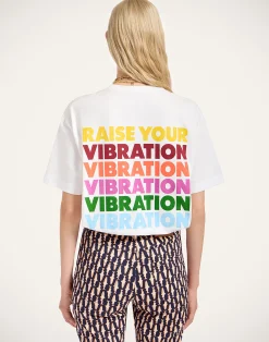 La DoubleJ Felpe E Magliette<Raise Your Vibration T-ShirtSolid Print in Jersey