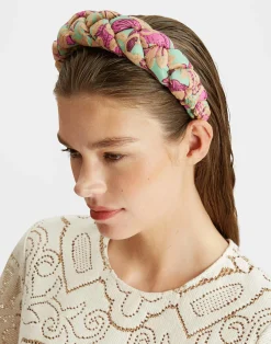 La DoubleJ Accessori Per Capelli|Accessories<Rapunzel HeadbandLilium Purple in Embroidered Organza