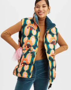 La DoubleJ Capispalla<Reversible Puffer VestArcturus Blue Petrol in Faille