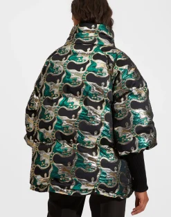 La DoubleJ Capispalla<Reversible St. Moritz JacketSpritz Verde in Jacquard