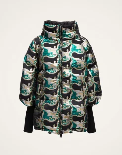 La DoubleJ Capispalla<Reversible St. Moritz JacketSpritz Verde in Jacquard