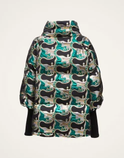 La DoubleJ Capispalla<Reversible St. Moritz JacketSpritz Verde in Jacquard