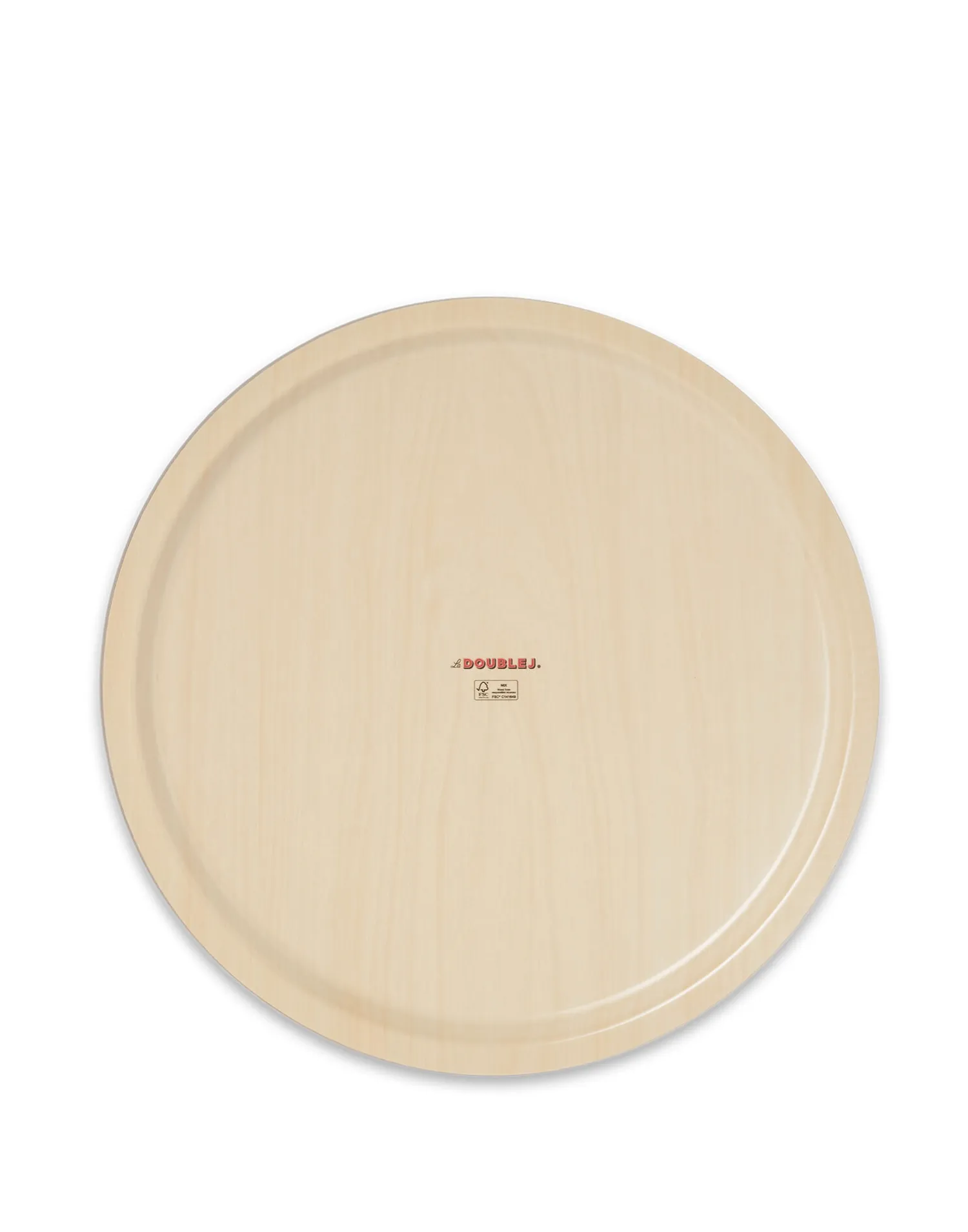 La DoubleJ Vassoi E Svuotatasche|Home Décor<Round Printed TrayBotanical in Wood
