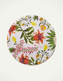 La DoubleJ Vassoi E Svuotatasche|Home Décor<Round Printed TrayEden in Laminated Birch Wood