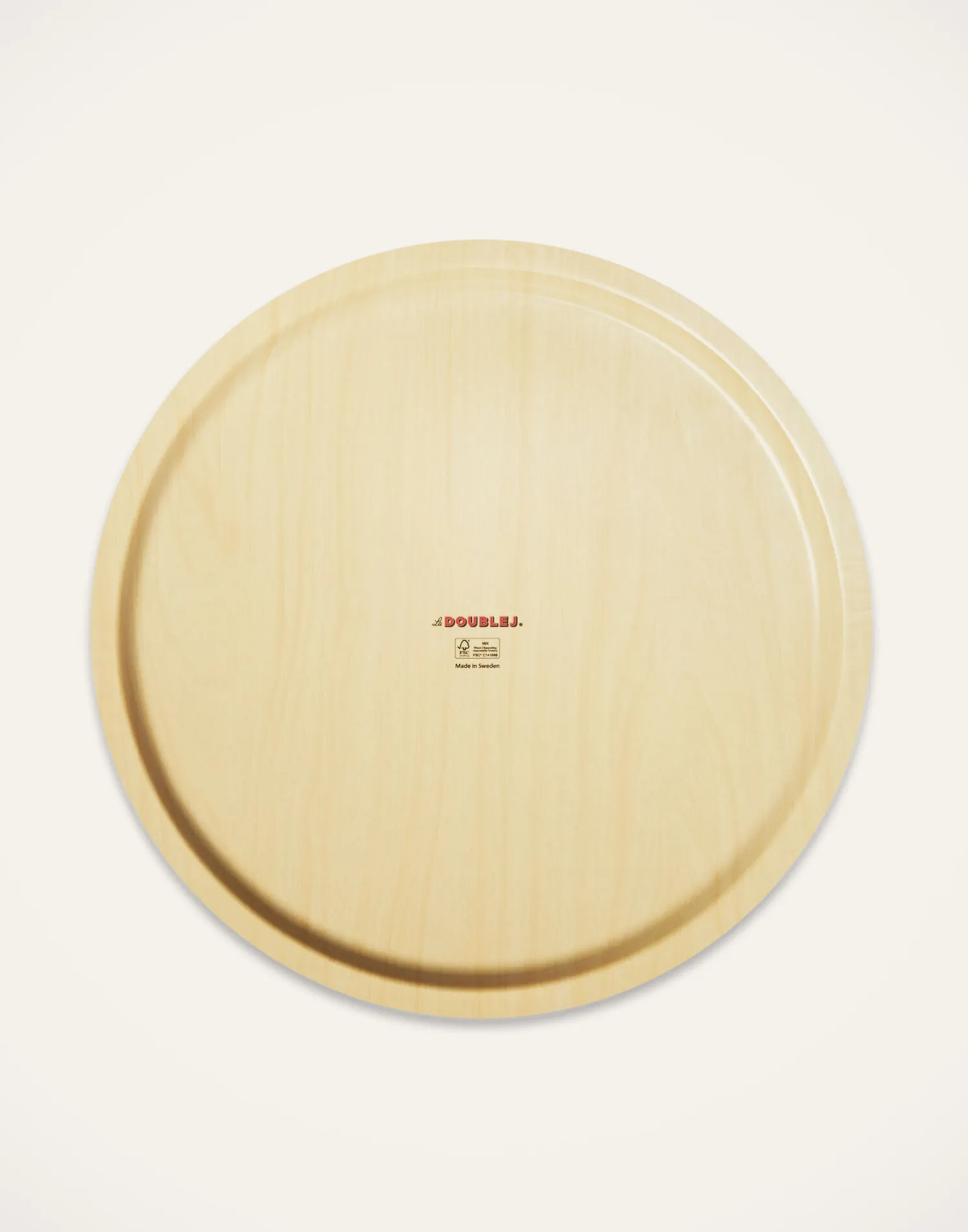 La DoubleJ Vassoi E Svuotatasche|Home Décor<Round Printed TrayFeria Midnight in Laminated Birch Wood