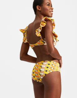La DoubleJ Moda Mare<Ruffle Bikini TopThird Eye in Lycra