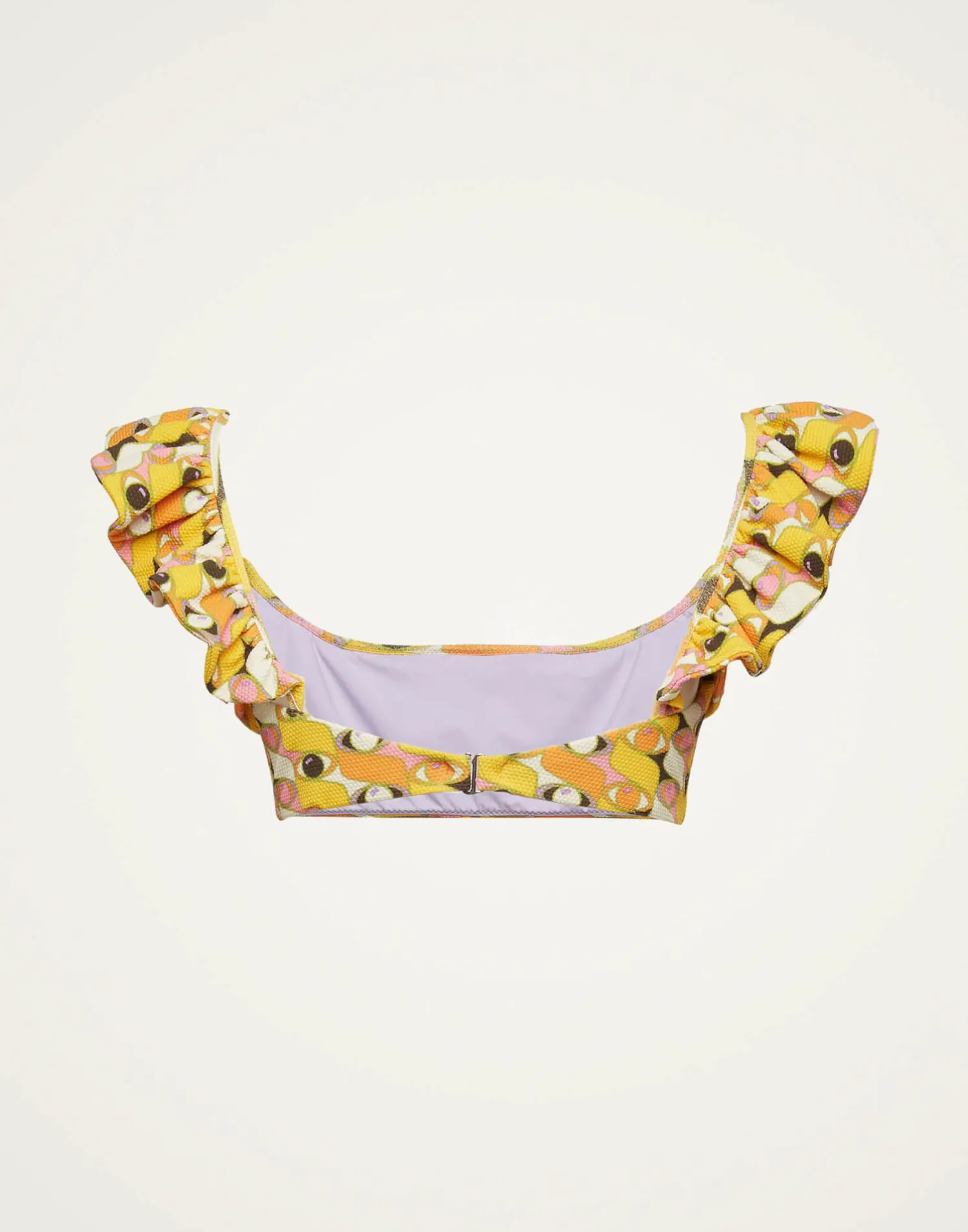 La DoubleJ Moda Mare<Ruffle Bikini TopThird Eye in Lycra