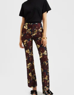 La DoubleJ Pantaloni E Shorts<Saturday Night PantsMoonflower Gold in Jacquard