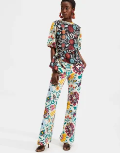La DoubleJ Pantaloni E Shorts<Saturday Night PantsSelva Bianco in Heavy Cotton Stretch