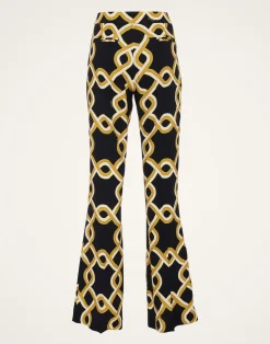 La DoubleJ Pantaloni E Shorts<Saturday Night PantsTackle Black in Sabl&eacute; Satin