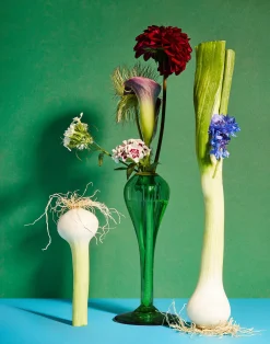 La DoubleJ Vasi|Home Décor<Scallion VaseVerde in Murano Glass