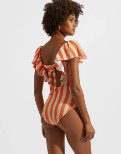 La DoubleJ Moda Mare<Scarlett SwimsuitRiviera in Piquet Lycra
