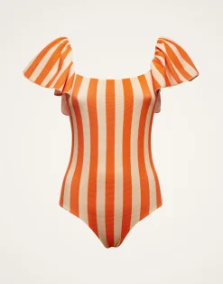 La DoubleJ Moda Mare<Scarlett SwimsuitRiviera in Piquet Lycra