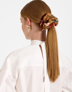 La DoubleJ Accessori Per Capelli|Accessories<ScrunchieBotticelli Rust in Silk Twill