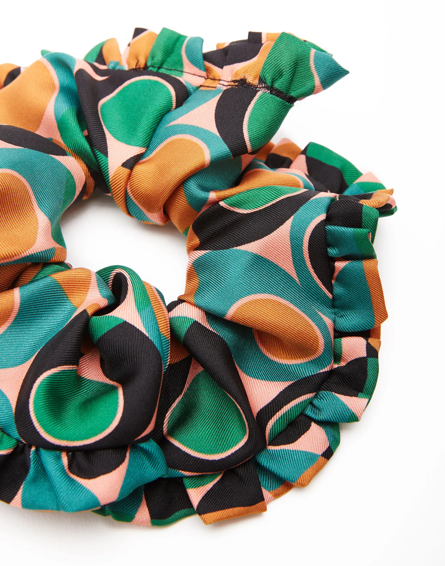 La DoubleJ Accessori Per Capelli|Accessories<ScrunchieGumball Verde in Twill