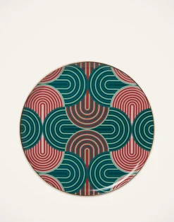 La DoubleJ Accessori Per La Tavola|Tavola<Serving PlatterSlinky Verde in Porcelain