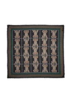 La DoubleJ Foulard E Sciarpe|Accessories<Shawl (135x135)Tiger Tiles in Twill Silk