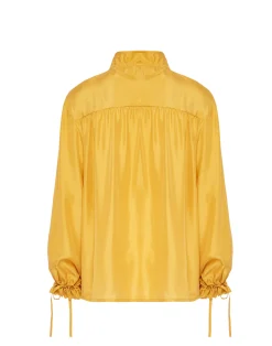 La DoubleJ Camicie E Top<Shirt And SassySolid Gold in Washed Silk
