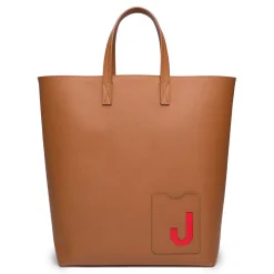 La DoubleJ Borse E Pochettes|Accessories<Shopper Tote BagMarrone in Saffiano Leather