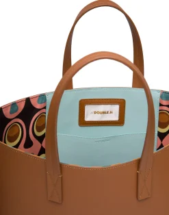 La DoubleJ Borse E Pochettes|Accessories<Shopper Tote BagMarrone in Saffiano Leather