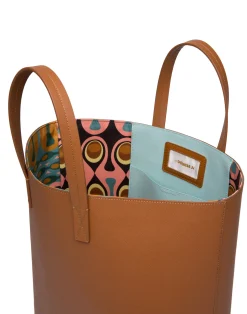 La DoubleJ Borse E Pochettes|Accessories<Shopper Tote BagMarrone in Saffiano Leather