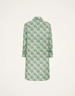 La DoubleJ Vestiti<Short Artemis DressFans Mint in Shot Cotton