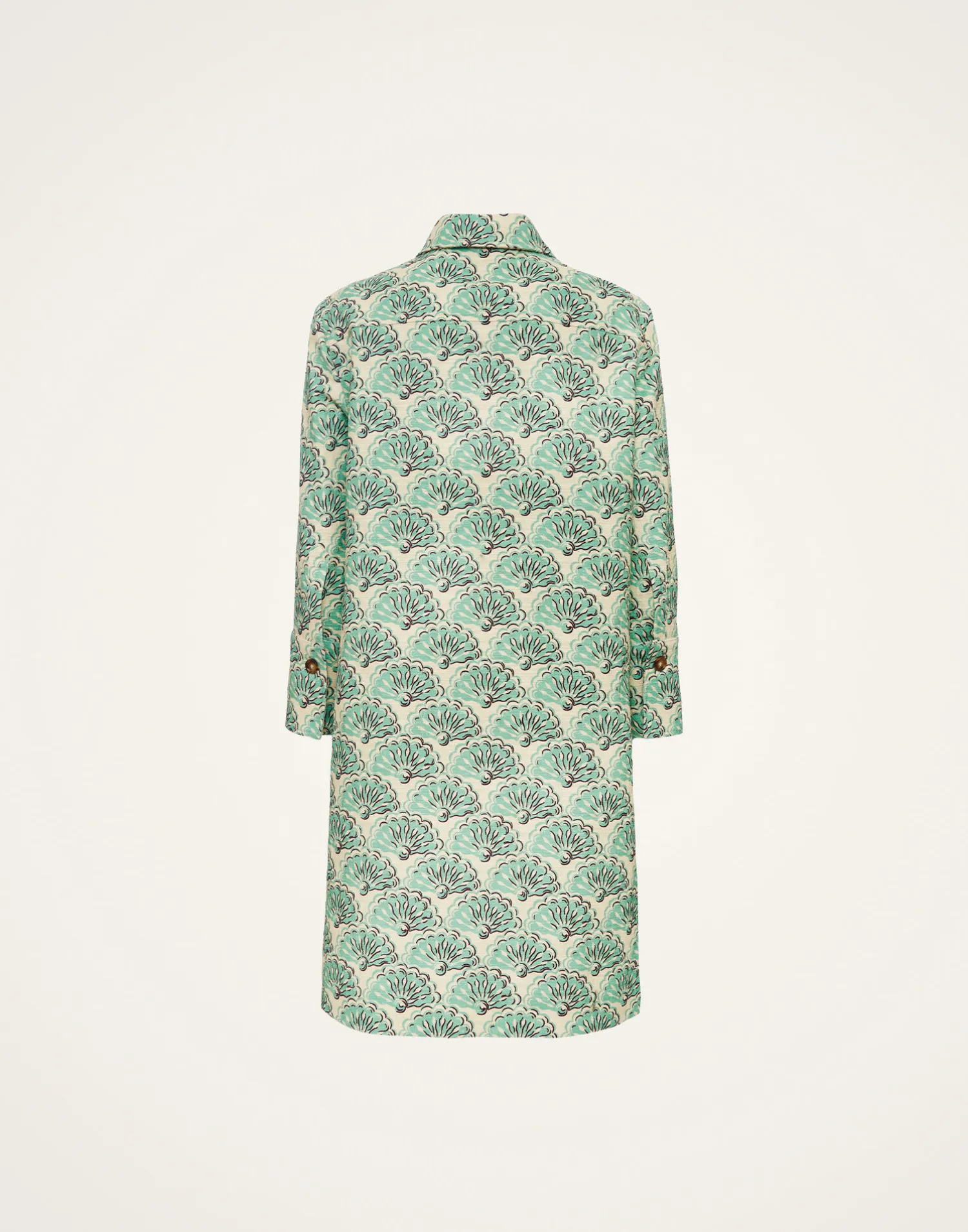 La DoubleJ Vestiti<Short Artemis DressFans Mint in Shot Cotton
