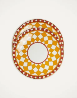 La DoubleJ Piatti Da Dessert & Piattini|Tavola<Side Plates Set Of 2Apollo Yellow in Porcelain