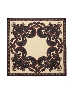 La DoubleJ Foulard E Sciarpe|Accessories<Silk FoulardCorsini Plac&eacute;e Cream in Silk Wool