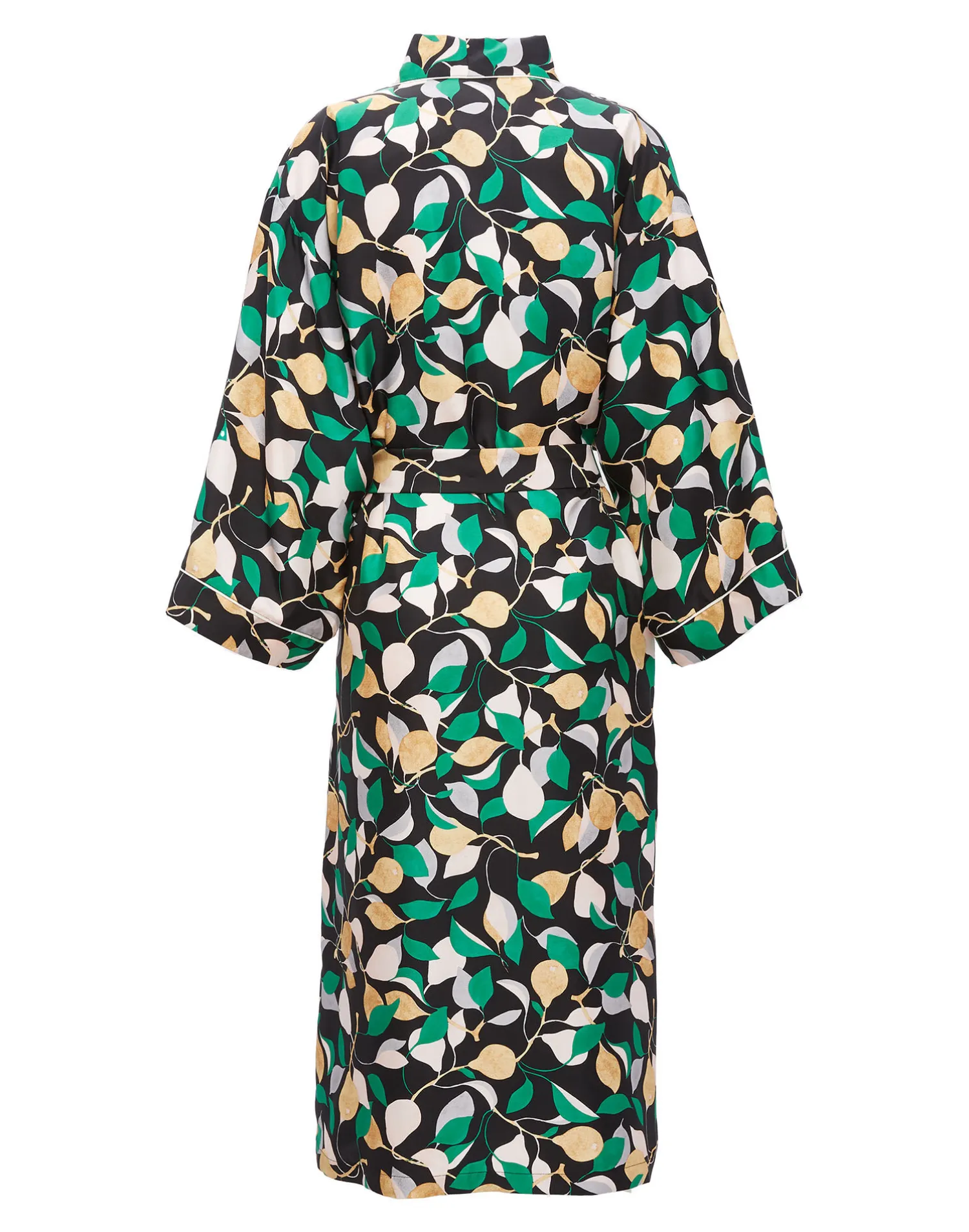 La DoubleJ Loungewear<Silk RobeOrchard in Twill Silk