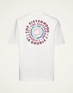 La DoubleJ Felpe E Magliette<Sisterhood TeeSolid Print in Jersey Loira
