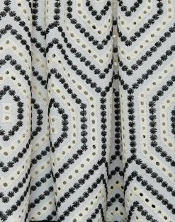 La DoubleJ Vestiti<Sleeveless Big DressSolid Ivory in Cotton Sangallo