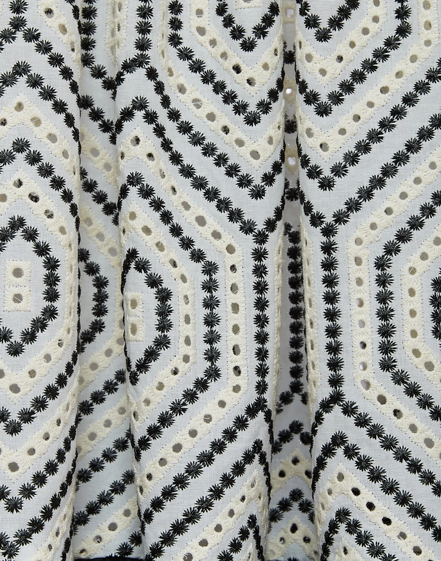 La DoubleJ Vestiti<Sleeveless Big DressSolid Ivory in Cotton Sangallo