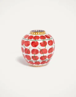 La DoubleJ Vasi|Home Décor<Small Bubble VaseCherries Ivory in Porcelain