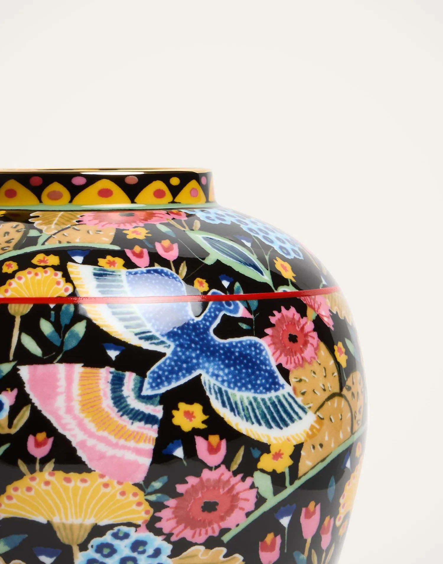 La DoubleJ Vasi|Home Décor<Small Bubble VaseColombo Black in Porcelain